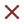 Ícone de X